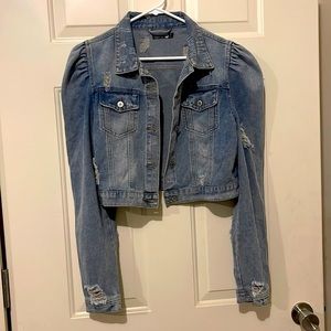Distress Denim Jacket